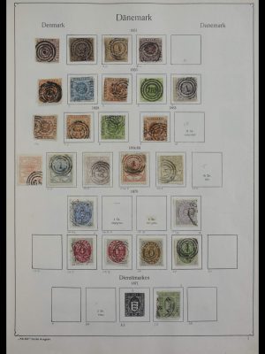 Stamp collection 27300 Denmark 1851-1994.
