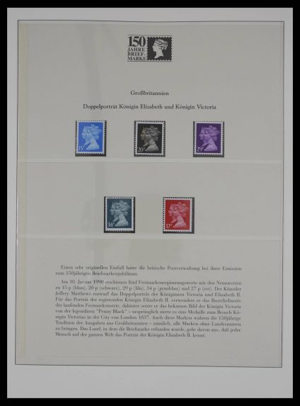 Stamp collection 27316 150 years Postage stamps.