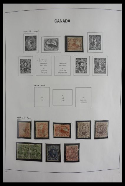 Stamp collection 27346 Canada 1851-2000.