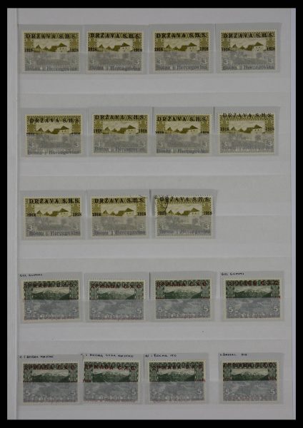 Stamp collection 27347 Yugoslavia 1918.