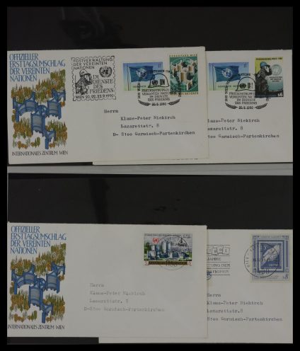 Stamp collection 27382 United Nations 1957-2003 FDC's.