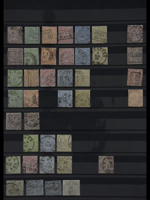 Stamp collection 27411 Norddeutscher Postbezirk 1868-1870.