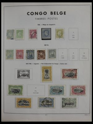 Stamp collection 27434 Belgian territories 1886-1975.