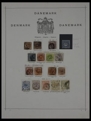 Stamp collection 27442 Denmark 1851-1902.