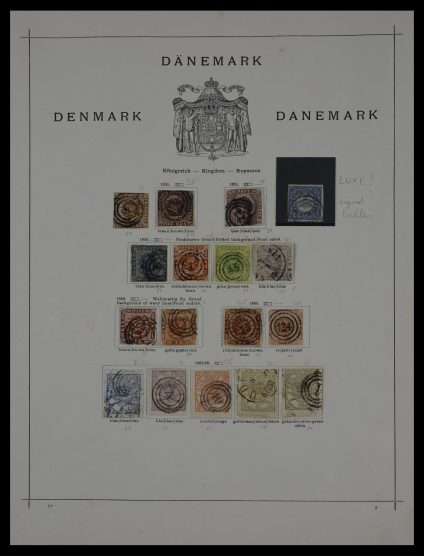 Stamp collection 27442 Denmark 1851-1902.