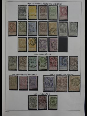 Stamp collection 27474 Belgium 1893-1972.