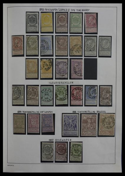 Stamp collection 27474 Belgium 1893-1972.