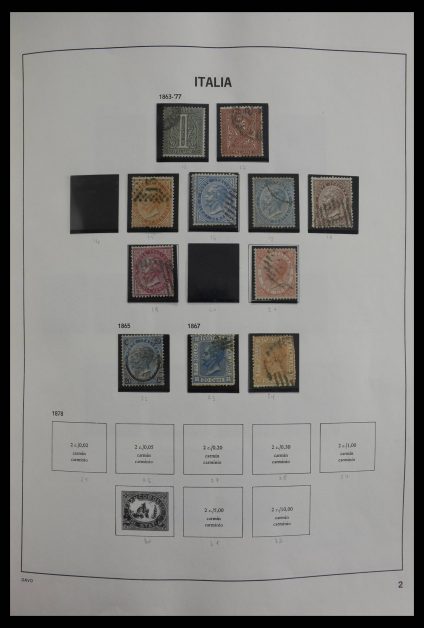 Stamp collection 27478 Italy 1863-1980.