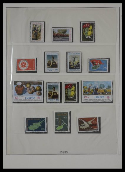 Stamp collection 27484 Turkish Cyprus 1975-1989.