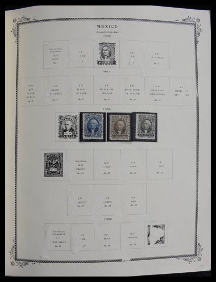 Stamp collection 27568 Mexico 1863-1987.