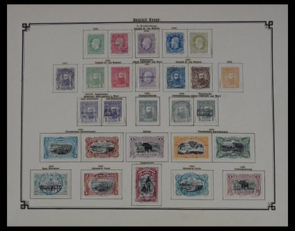 Stamp collection 27596 Belgian Congo 1886-1910.