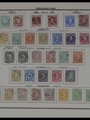 Stamp collection 27600 Dutch east Indies 1864-1908.