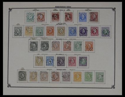 Stamp collection 27600 Dutch east Indies 1864-1908.