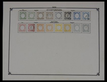 Stamp collection 27609 Italy 1867-1907.