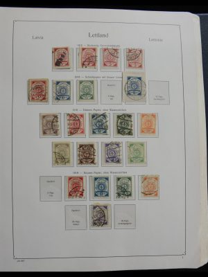Stamp collection 27629 Latvia 1918-2010!!
