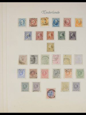 Stamp collection 27654 Netherlands 1852-1896.