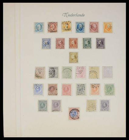 Stamp collection 27654 Netherlands 1852-1896.