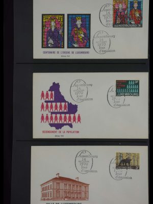 Stamp collection 27699 Luxemburg first day covers 1974-2012!