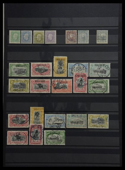 Stamp collection 27701 Belgian Congo 1886-1909.