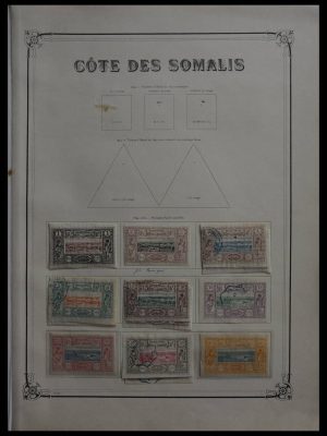 Stamp collection 27760 French Somalia 1894-1941.