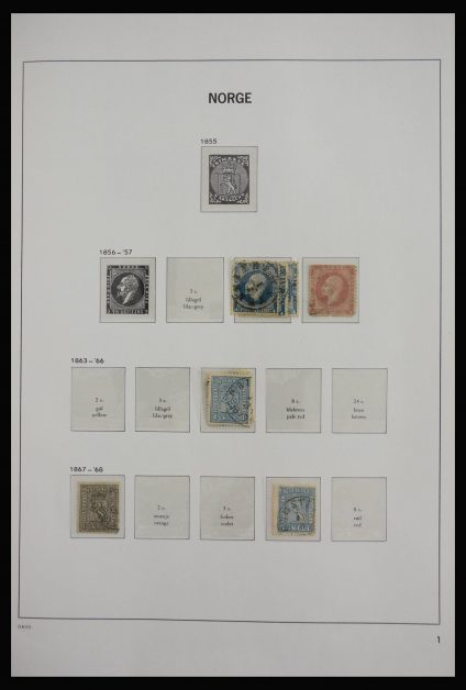 Stamp collection 27792 Norway 1856-1997.