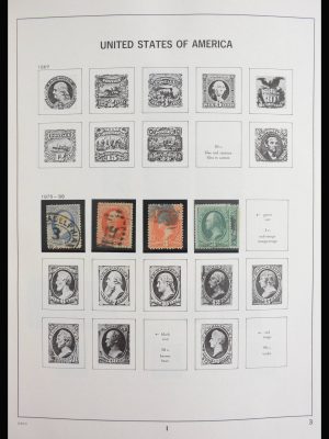 Stamp collection 27812 USA 1870-2000.