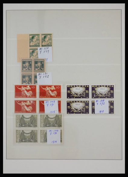 Stamp collection 27821 Switzerland 1915-2000.