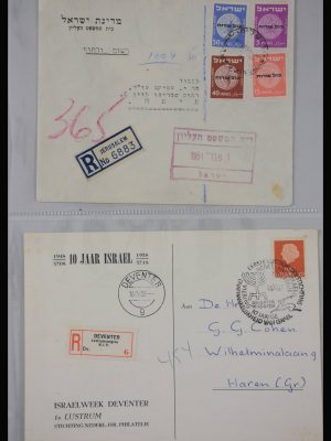 Stamp collection 27822 Israël covers.