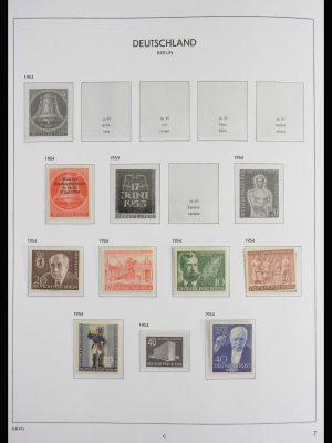 Stamp collection 27830 Berlin 1954-1990.