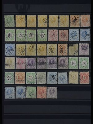 Stamp collection 27850 Numeral cancels Curaçao.