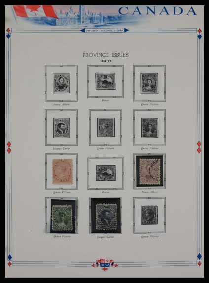 Stamp collection 27887 Canada 1851-1972.