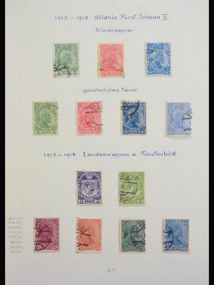 Stamp collection 27892 Liechtenstein 1912-1966.