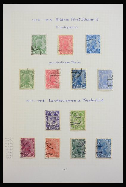 Stamp collection 27892 Liechtenstein 1912-1966.