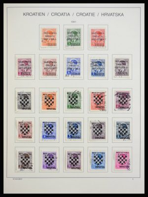 Stamp collection 27909 Croatia 1941-1999.