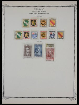 Stamp collection 27942 French Zone and Berlin 1945-1960.