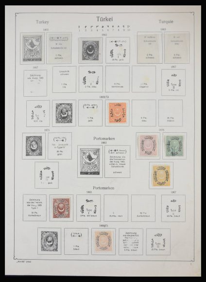 Stamp collection 27980 Turkey 1869-1995.