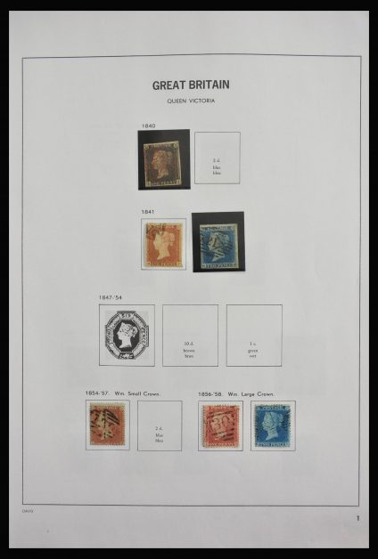 Stamp collection 28007 Great Britain 1840-2007.