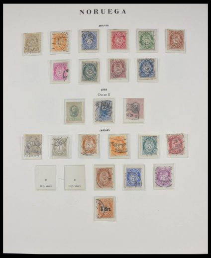 Stamp collection 28066 Norway 1856-2000.
