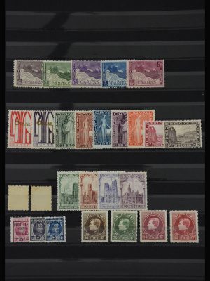 Stamp collection 28071 Belgium 1927-1929.