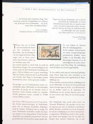 Stamp collection 28101 Second world war.