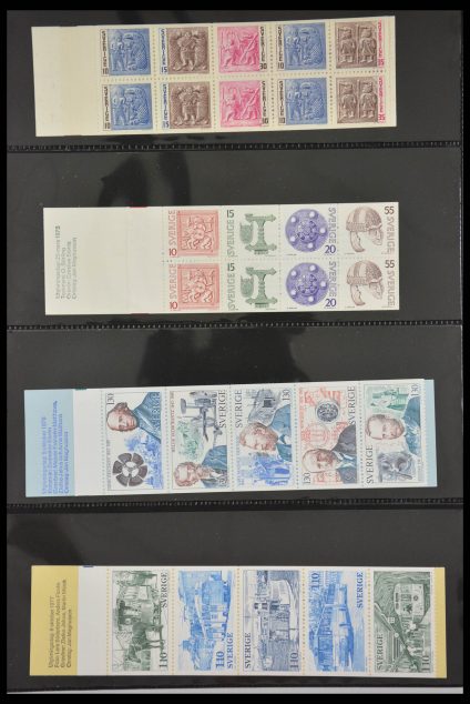 Stamp collection 28117 Scandinavia stamp booklets 1967-2002.
