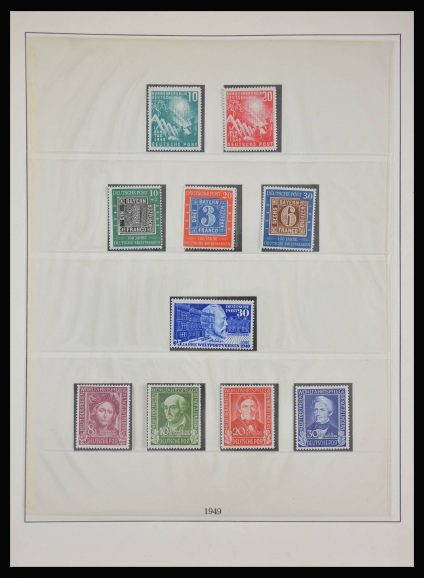 Stamp collection 28125 Bundespost 1949-1959.
