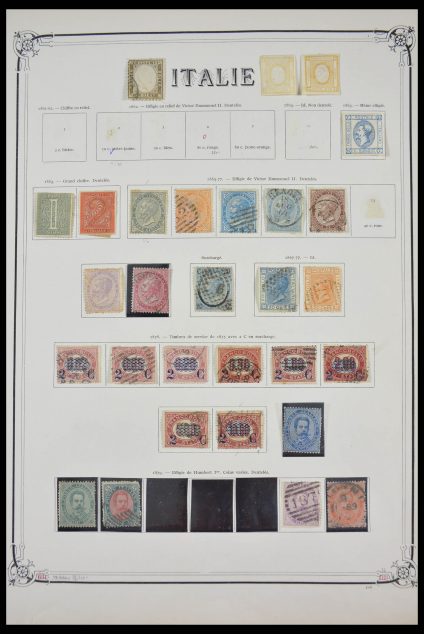 Stamp collection 28130 Italy 1862-1957.