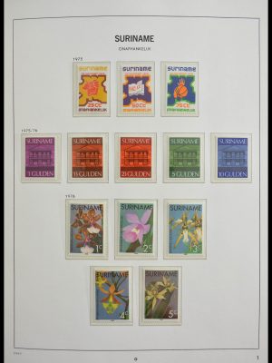 Stamp collection 28163 Republic of Surinam 1975-1995.