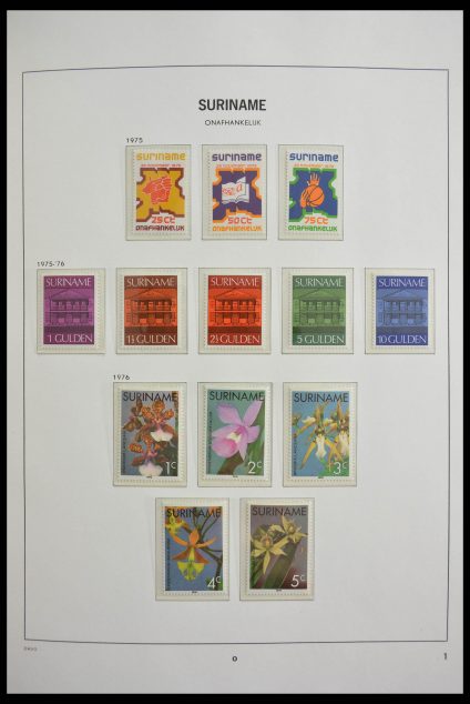 Stamp collection 28163 Republic of Surinam 1975-1995.