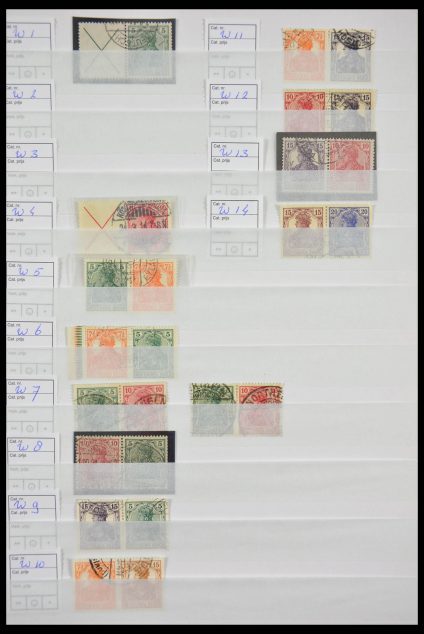 Stamp collection 28172 German Reich combinations.