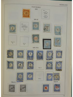 Stamp collection 28214 Netherlands 1852-1990.