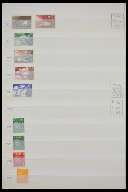 Stamp collection 28236 Finland 1945-1993.