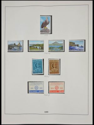 Stamp collection 28243 Scandinavia 1965-1987.