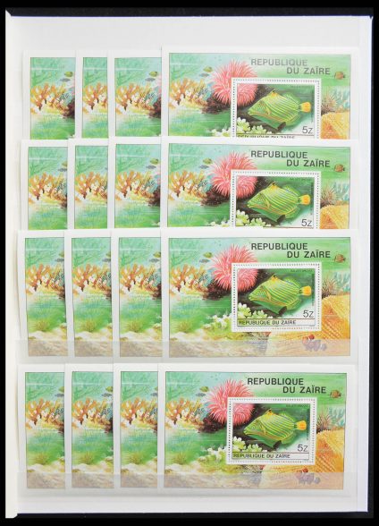 Stamp collection 28259 Zaïre 1977-1996.